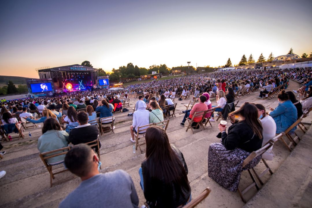 Público sentado en uno de los conciertos de este pasado fin de semana Público sentado en uno de los conciertos de este pasado fin de semana