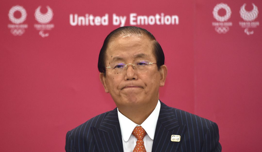Toshiro Muto, presidente del Comité Organizador de los Juegos Olímpicos de Tokio. Toshiro Muto, presidente del Comité Organizador de los Juegos Olímpicos de Tokio.