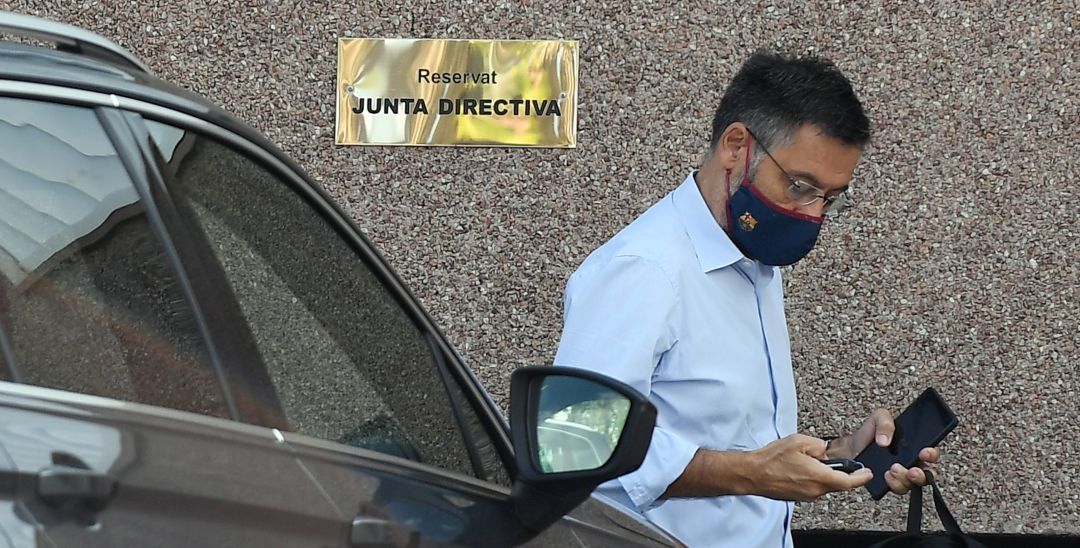 Josep Maria Bartomeu, poco antes de entrar a una reunión de la Junta Directiva del Barcelona Josep Maria Bartomeu, poco antes de entrar a una reunión de la Junta Directiva del Barcelona