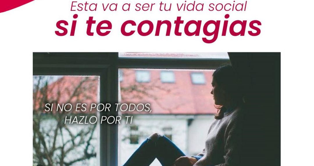 Uno de los carteles de la campaña de concienciación Uno de los carteles de la campaña de concienciación