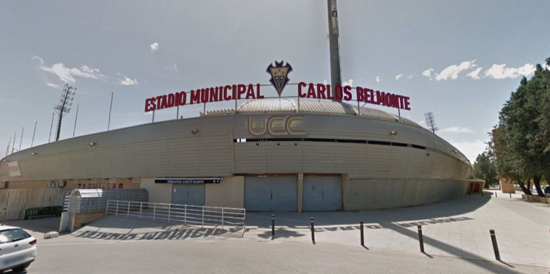 Estadio Carlos Belmonte, Albacete. Estadio Carlos Belmonte, Albacete.