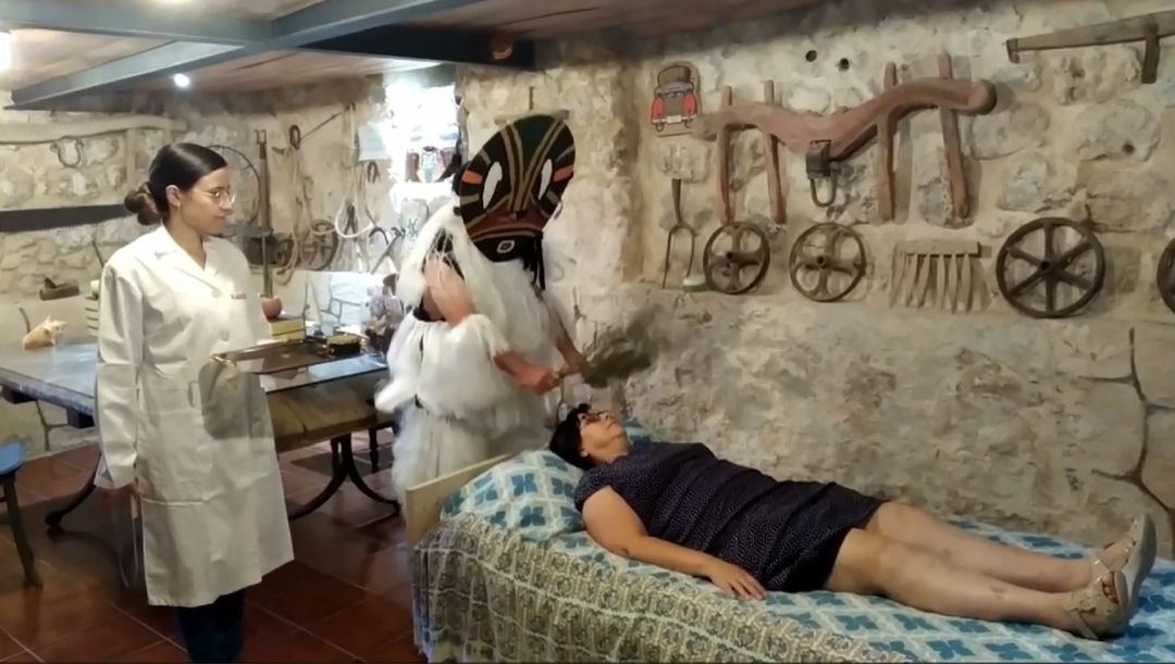 Fotograma de uno de los cortos que realizaron los vecinos de Guzmán con esta temática Fotograma de uno de los cortos que realizaron los vecinos de Guzmán con esta temática