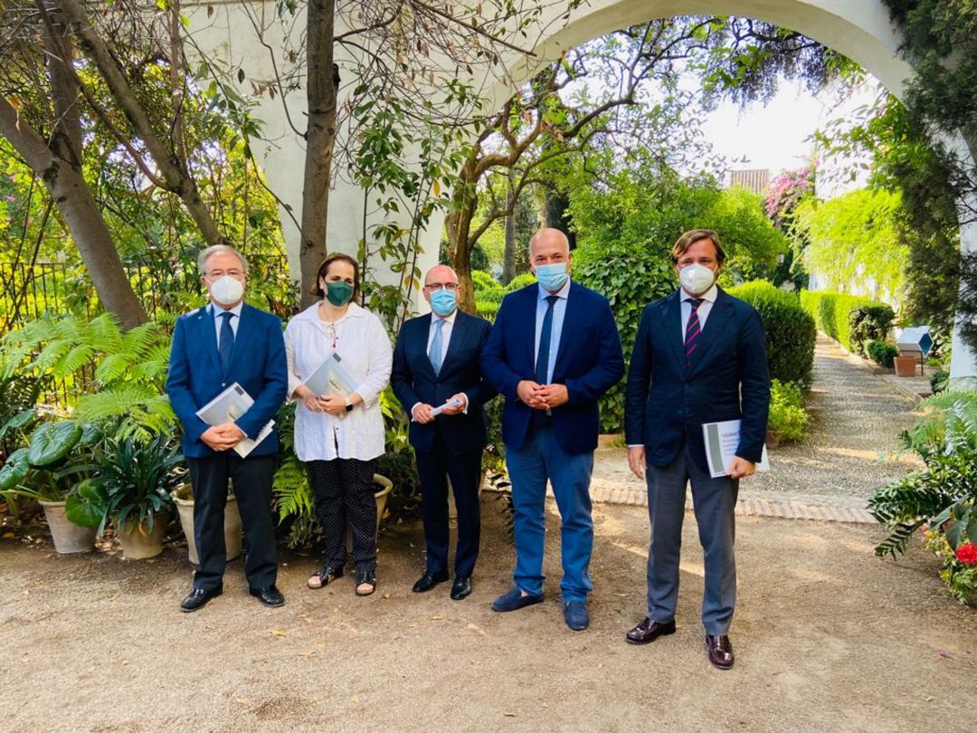 Reunión entre Cajasur y las administraciones en Córdoba Reunión entre Cajasur y las administraciones en Córdoba