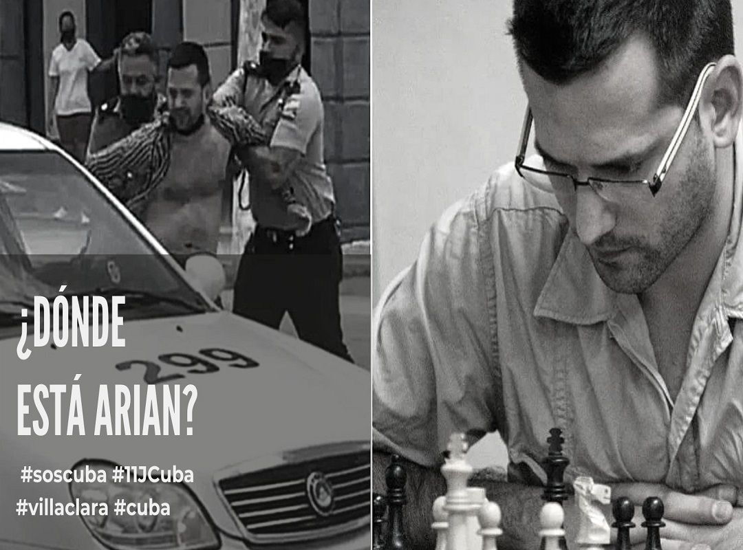 El Observatorio Cubano de Derechos Humanos denunciaba la desaparición de Arián cuando fue detenido en Camajuaní El Observatorio Cubano de Derechos Humanos denunciaba la desaparición de Arián cuando fue detenido en Camajuaní