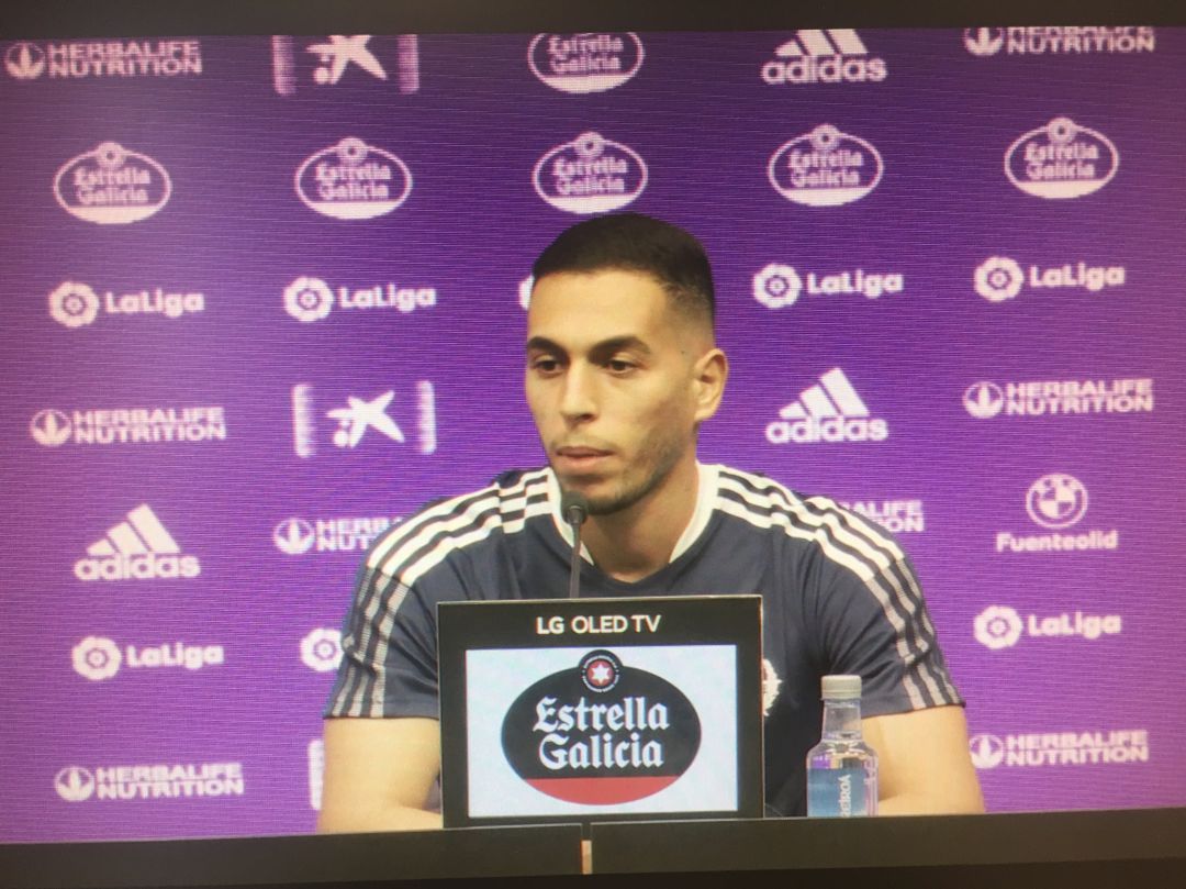 Anuar, en rueda de prensa telemática Anuar, en rueda de prensa telemática