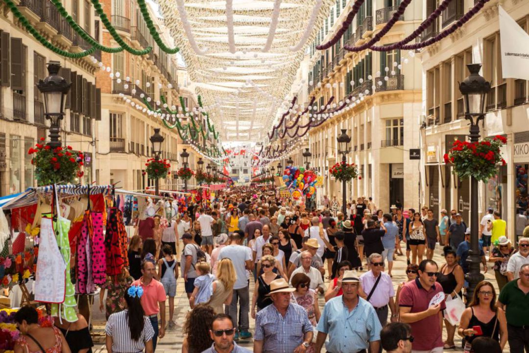 Imagen de la Feria de Málaga en agosto de 2019 Imagen de la Feria de Málaga en agosto de 2019