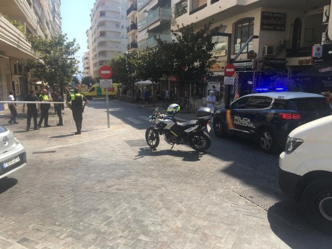 Calle de Marbella donde ha ocurrido el atropello múltiple Calle de Marbella donde ha ocurrido el atropello múltiple