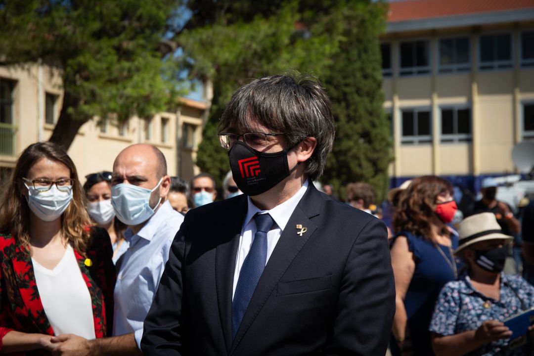 Carles Puigdemont, uno de los encausados por el Tribunal de Cuentas que lesa reclama una fianza total de 5,4 millones Carles Puigdemont, uno de los encausados por el Tribunal de Cuentas que lesa reclama una fianza total de 5,4 millones