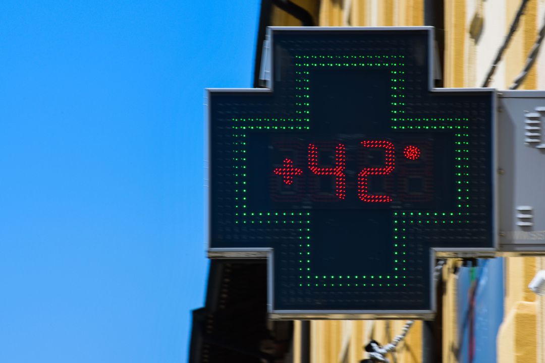El jueves va a ser el día más caluroso de esta semana. El jueves va a ser el día más caluroso de esta semana.