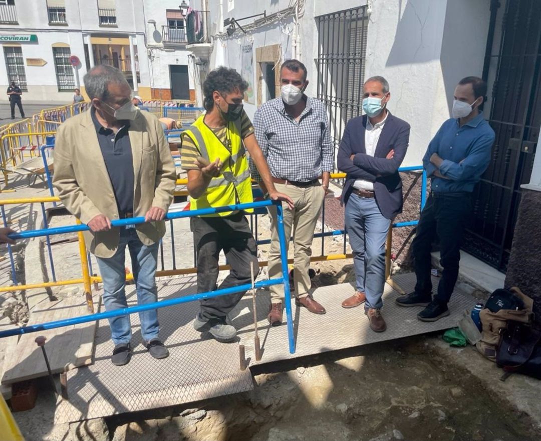 Inicio de las obras en Sanlúcar Inicio de las obras en Sanlúcar