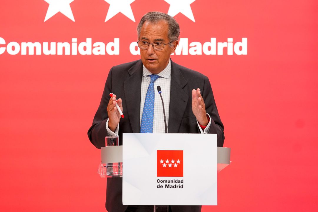 El consejero de Educación, Universidades, Ciencia y portavoz de la Comunidad de Madrid, Enrique Ossorio El consejero de Educación, Universidades, Ciencia y portavoz de la Comunidad de Madrid, Enrique Ossorio