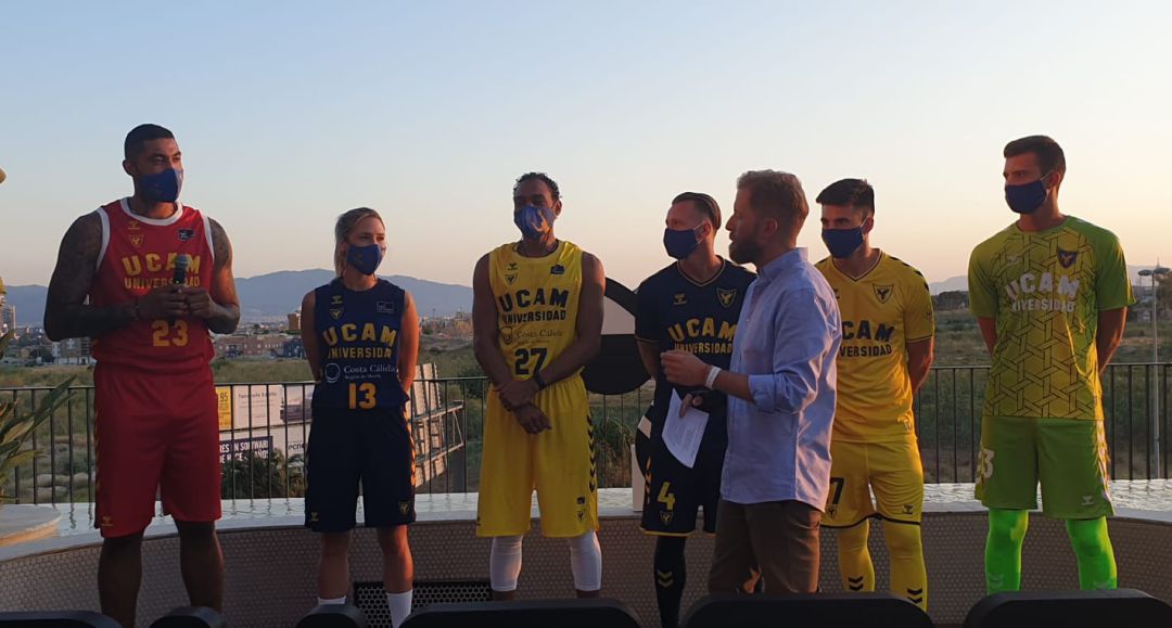 Equipaciones del UCAM Murcia CF y CB para la próxima temporada Equipaciones del UCAM Murcia CF y CB para la próxima temporada
