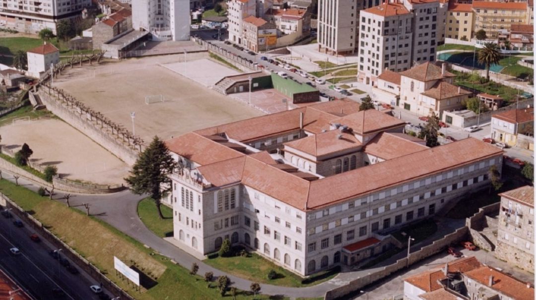 Vista aéra del Colegio Hogar, donde se ubicará la nueva universidad en Vigo Vista aéra del Colegio Hogar, donde se ubicará la nueva universidad en Vigo