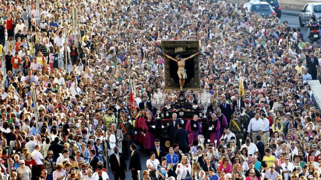 Imagen de archivo de la procesión Imagen de archivo de la procesión