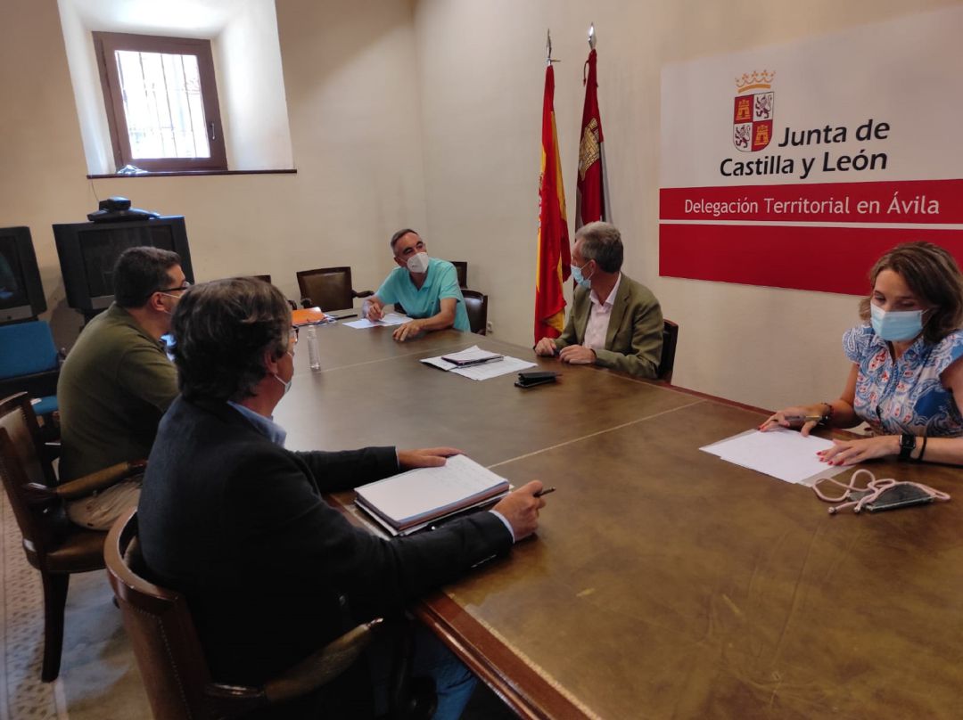 Reunión en la Delegación en Ávila de la Junta de Castilla y León para planificar la estrategia de vacunación para la próxima semana Reunión en la Delegación en Ávila de la Junta de Castilla y León para planificar la estrategia de vacunación para la próxima semana