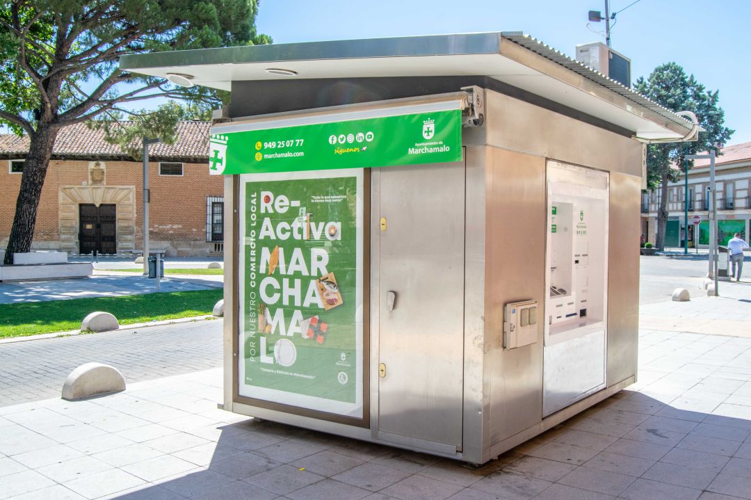 Cajero Ciudadano instalado en el kiosco Cajero Ciudadano instalado en el kiosco