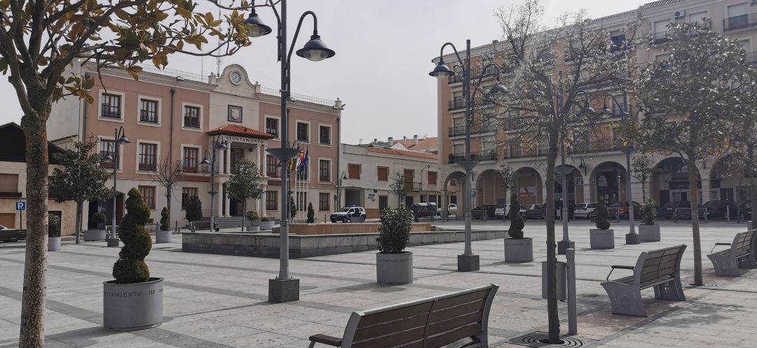 Aspecto actual de la plaza Aspecto actual de la plaza