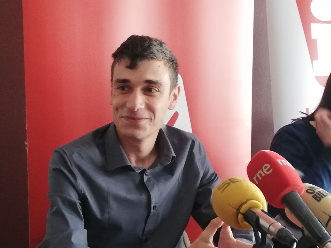 Javier Arias, coordinador de IU en León Javier Arias, coordinador de IU en León