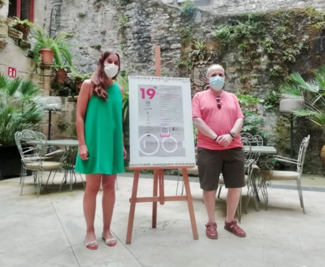 La Concejala de Turismo María Serrano y el responsable del Festival, Carles Pons La Concejala de Turismo María Serrano y el responsable del Festival, Carles Pons