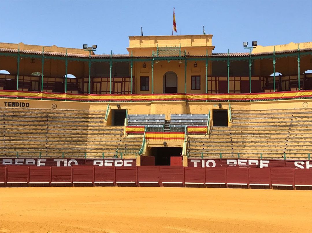 La plaza de toros de Jerez puesta a punto para la feria taurina La plaza de toros de Jerez puesta a punto para la feria taurina