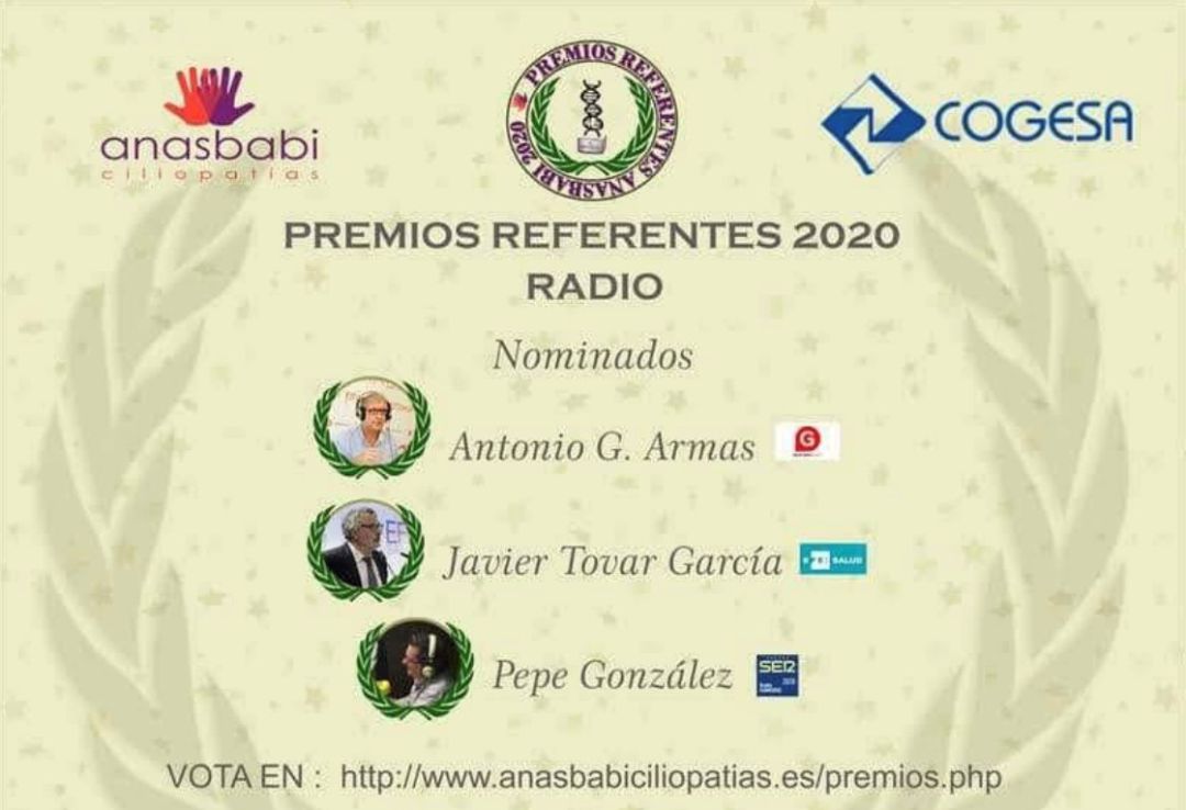 El comunicador de Radio Ourense, Pepe González, nominado a los Premios Referentes 2020 Radio El comunicador de Radio Ourense, Pepe González, nominado a los Premios Referentes 2020 Radio