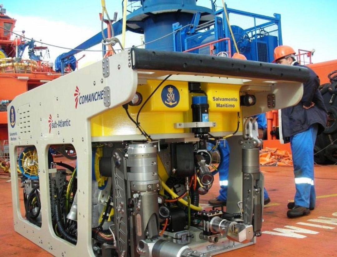 El robot submarino llega a Cantabria El robot submarino llega a Cantabria