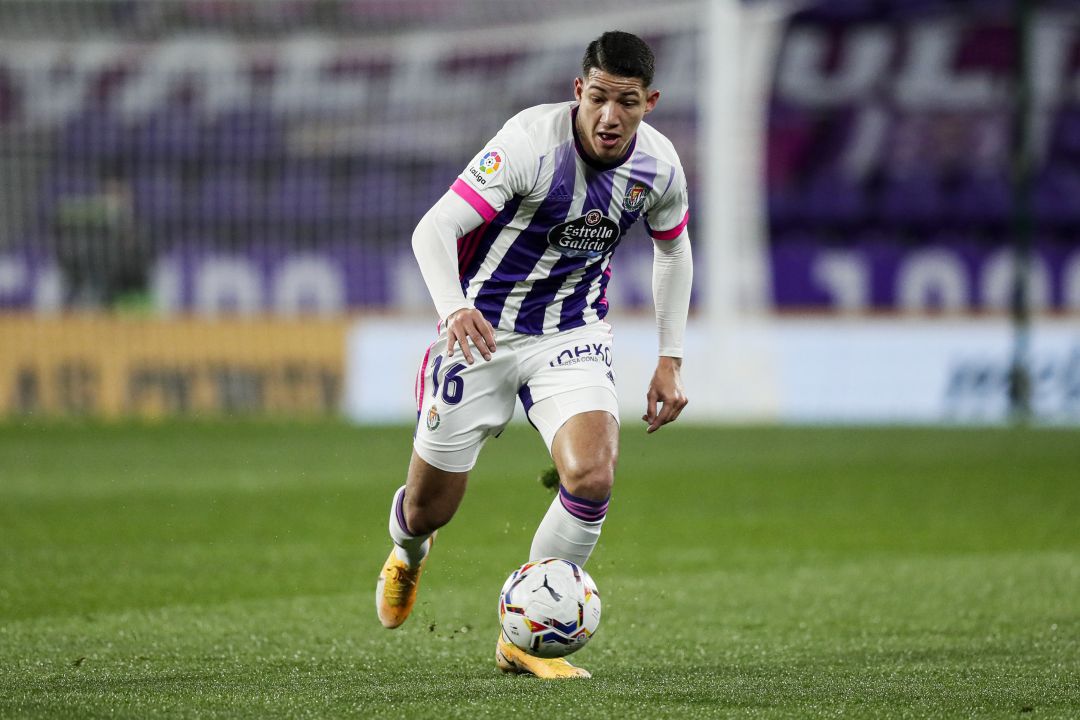 Marcos André jugando con el Real Valladolid Marcos André jugando con el Real Valladolid
