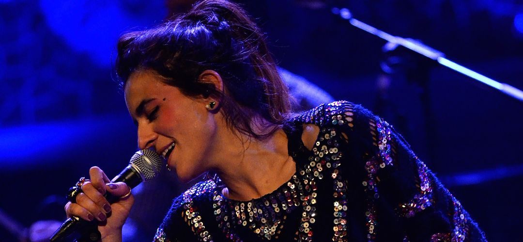 La cantante Bebe durante uno de sus conciertos La cantante Bebe durante uno de sus conciertos