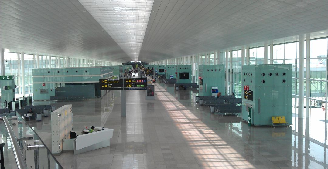 La terminal T1 de l'aeroport de Barcelona La terminal T1 de l'aeroport de Barcelona