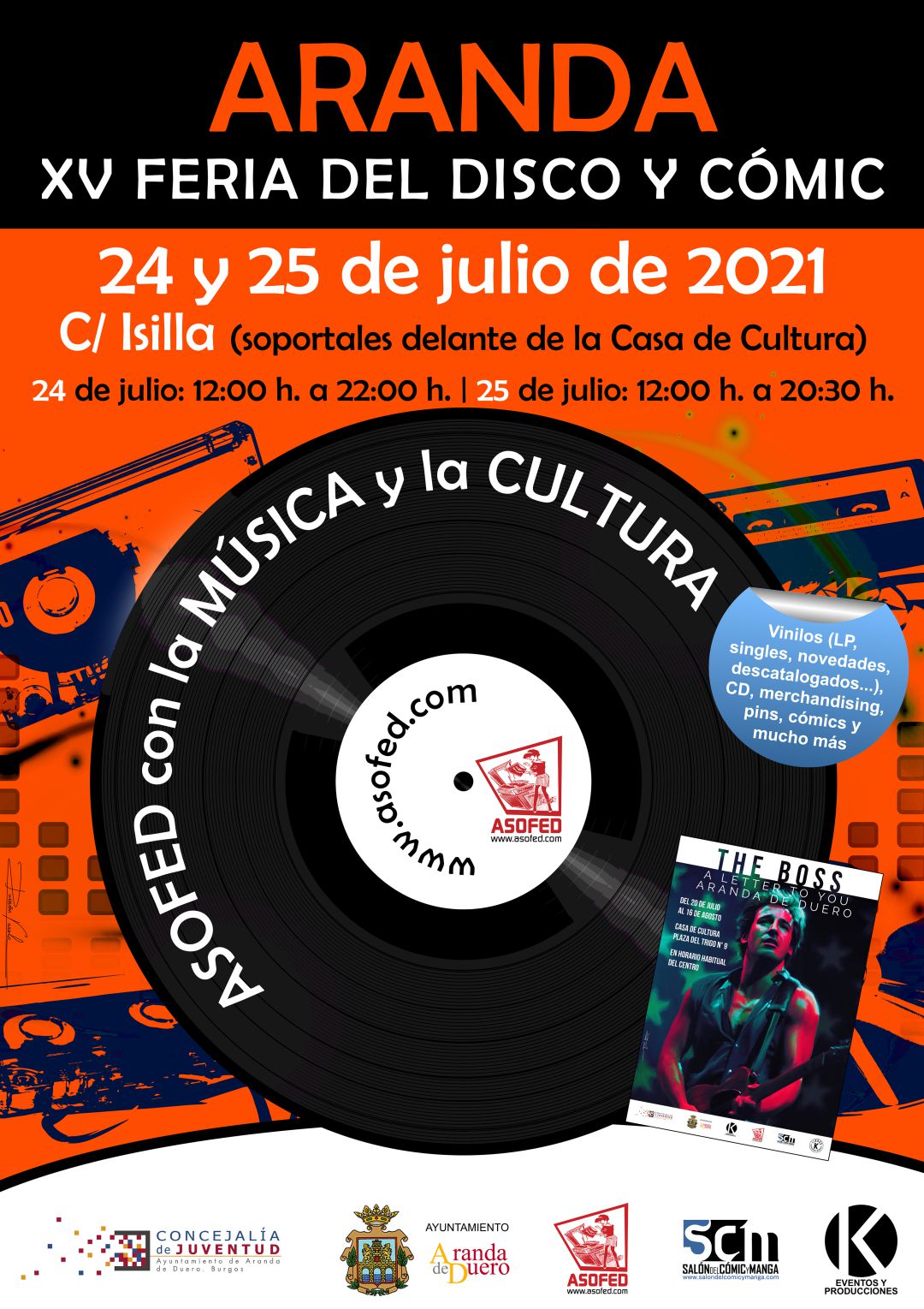 La Feria del Disco y del Cómic vuelve al verano arandino La Feria del Disco y del Cómic vuelve al verano arandino