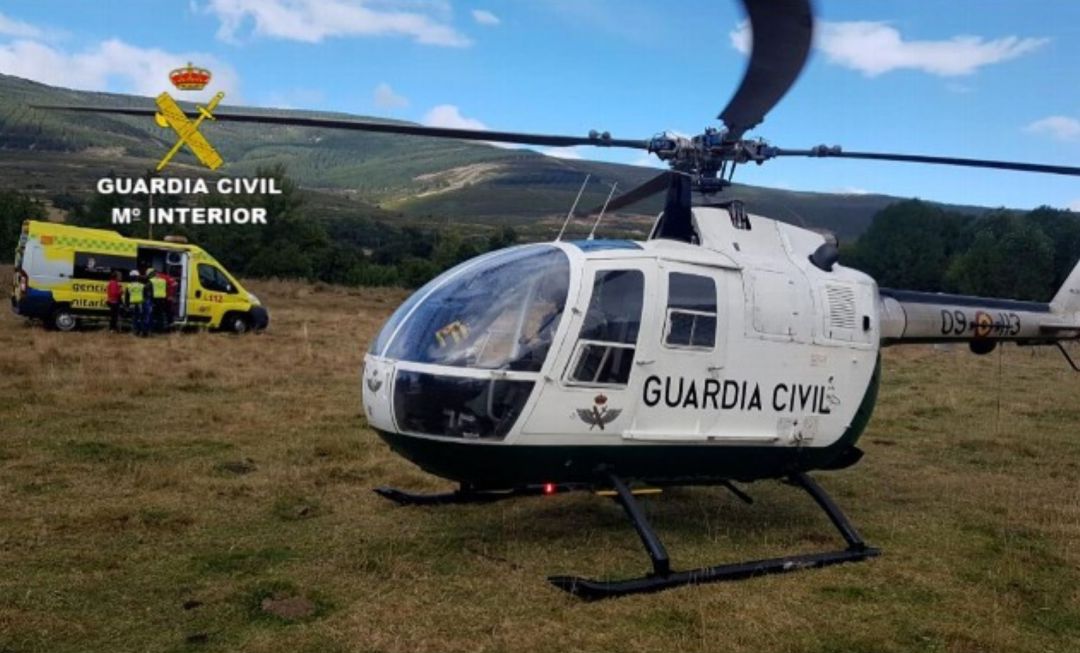 La búsqueda movilizó un helicóptero La búsqueda movilizó un helicóptero