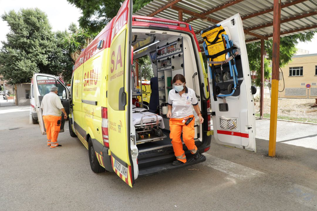 Imágenes del equipo médico del SAMU Imágenes del equipo médico del SAMU