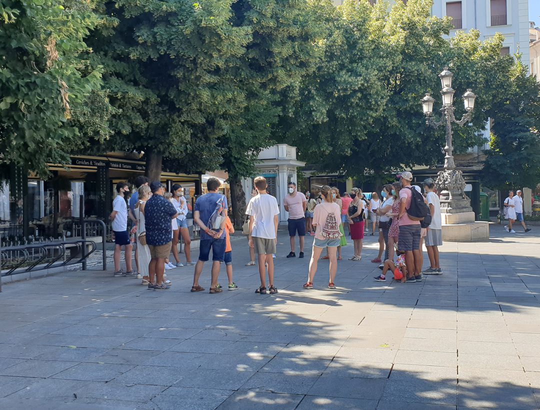 Turistas en Granada este verano de 2021 Turistas en Granada este verano de 2021