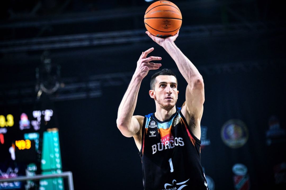 Dejan Kravic durante un encuentro de BCL con San Pablo Burgos. Dejan Kravic durante un encuentro de BCL con San Pablo Burgos.