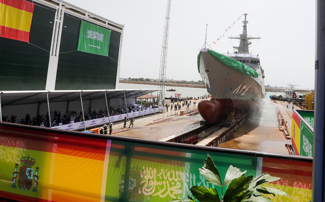 Botadura de la cuarta Corbeta para Arabia Saudí Botadura de la cuarta Corbeta para Arabia Saudí