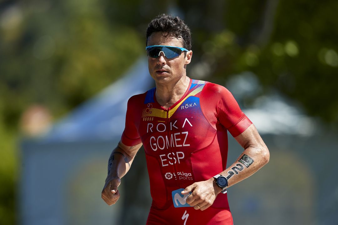 Javier Gómez Noya, durante una prueba de Triatlón Javier Gómez Noya, durante una prueba de Triatlón