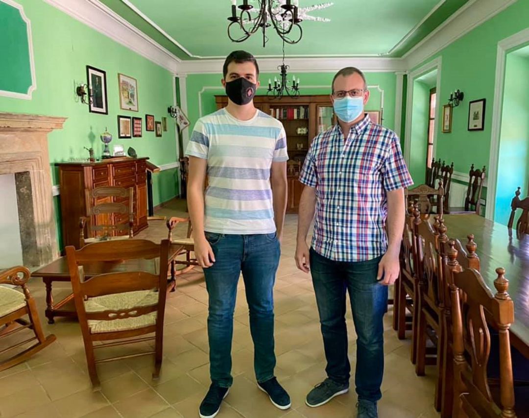 Andrés Lillo, estudiante de prácticas en Villaescusa de Haro Andrés Lillo, estudiante de prácticas en Villaescusa de Haro