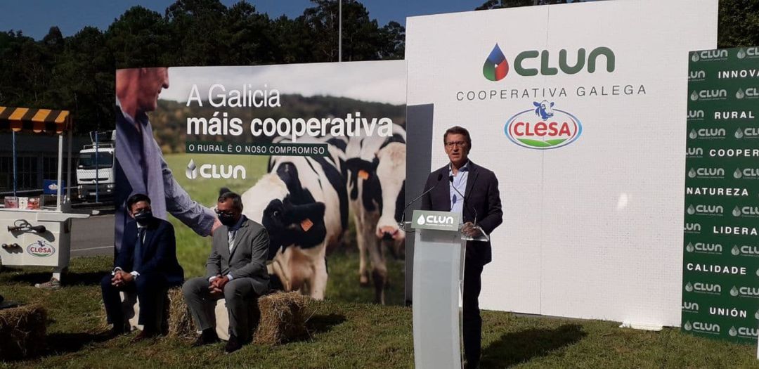 Alberto Núñez Feijóo en la visita a la fábrica de Clesa Alberto Núñez Feijóo en la visita a la fábrica de Clesa