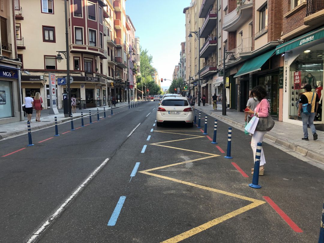 Calle República Argentina en Logroño. Calle República Argentina en Logroño.
