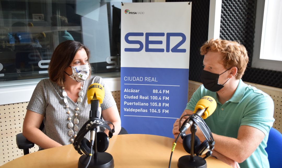 Patricia Franco en los estudios de SER Ciudad Real Patricia Franco en los estudios de SER Ciudad Real