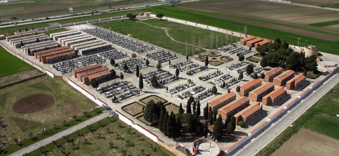 Vista aérea del cementerio de Getafe Vista aérea del cementerio de Getafe