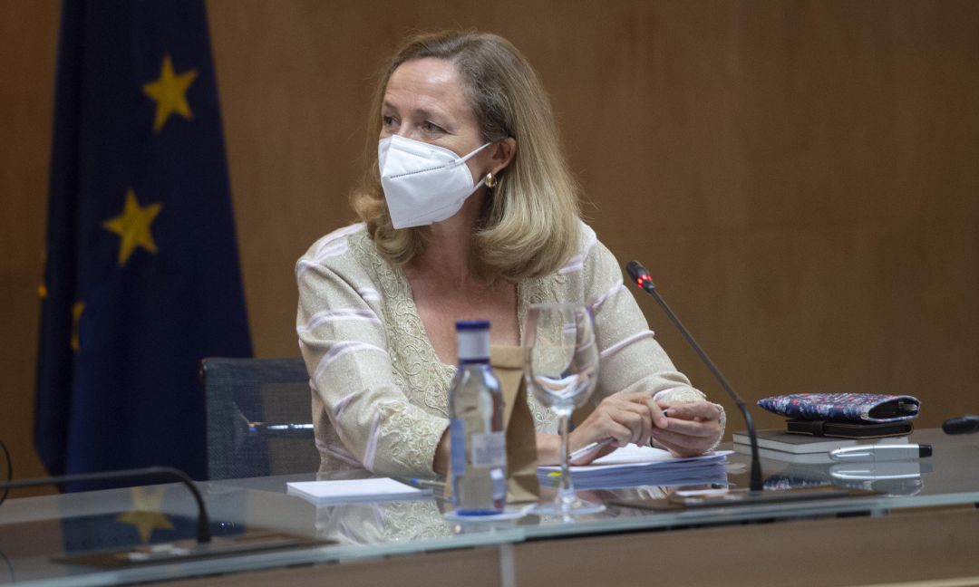La vicepresidenta primera del Gobierno y ministra de Asuntos Económicos y Transformación Digital, Nadia Calviño. La vicepresidenta primera del Gobierno y ministra de Asuntos Económicos y Transformación Digital, Nadia Calviño.