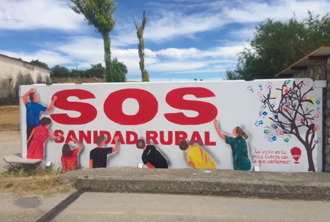 Mural a la entrada de Guzmán Mural a la entrada de Guzmán
