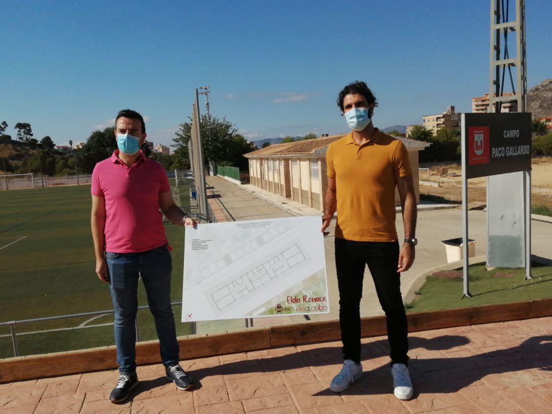Presentación de la reforma de los vestuarios de los campos de fútbol de La Sismat en Elda Presentación de la reforma de los vestuarios de los campos de fútbol de La Sismat en Elda