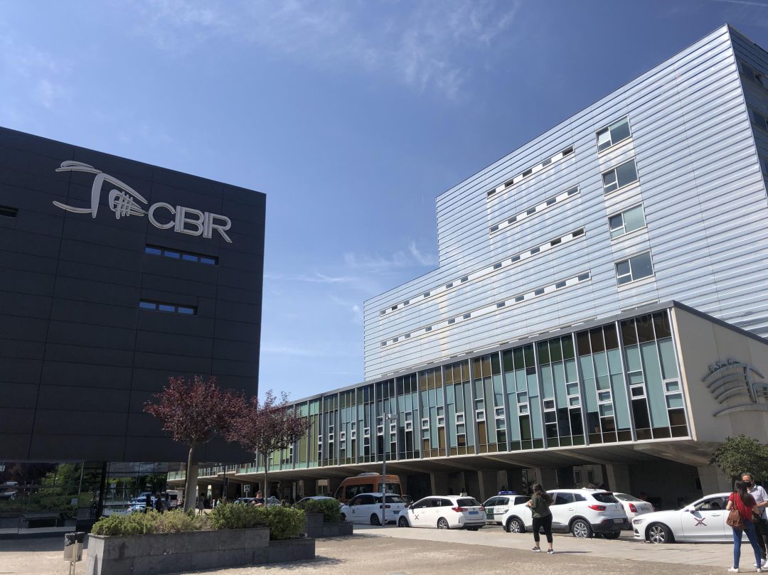 Edificos del CIBIR y el Hospital San Pedro de Logroño. Edificos del CIBIR y el Hospital San Pedro de Logroño.