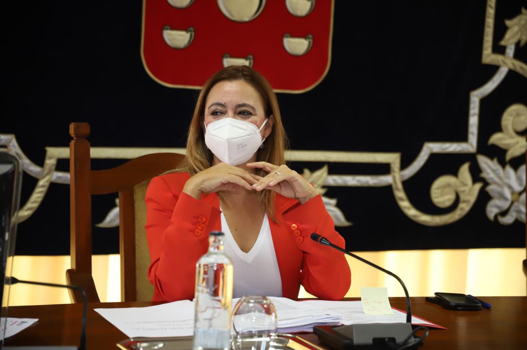 María Dolores Corujo, presidenta del Cabildo de Lanzarote. María Dolores Corujo, presidenta del Cabildo de Lanzarote.