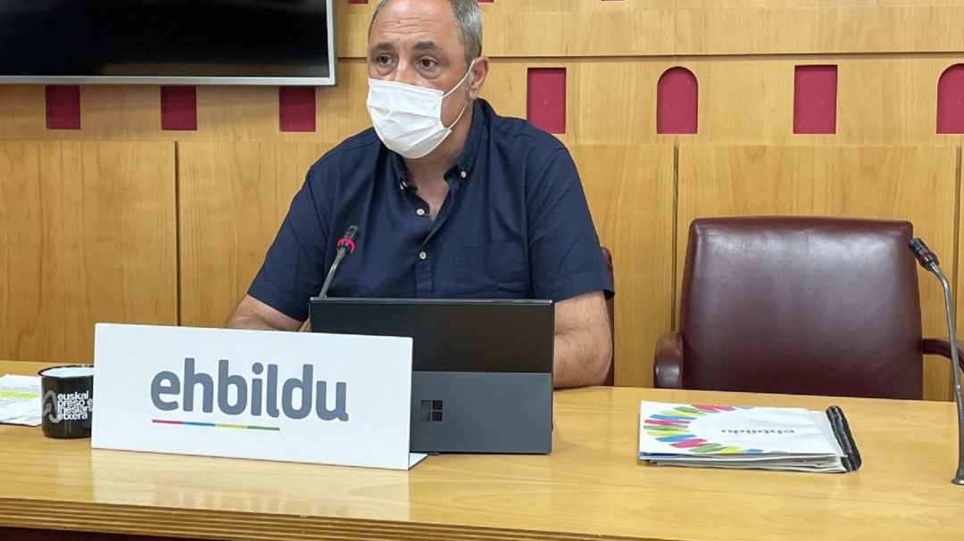 Felix González, portavoz del grupo municipal EH Bildu Felix González, portavoz del grupo municipal EH Bildu