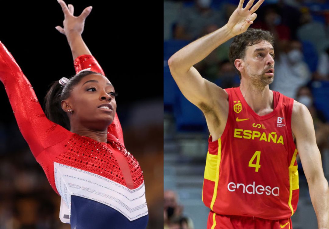 Pau Gasol apoyó a Simone Biles Pau Gasol apoyó a Simone Biles