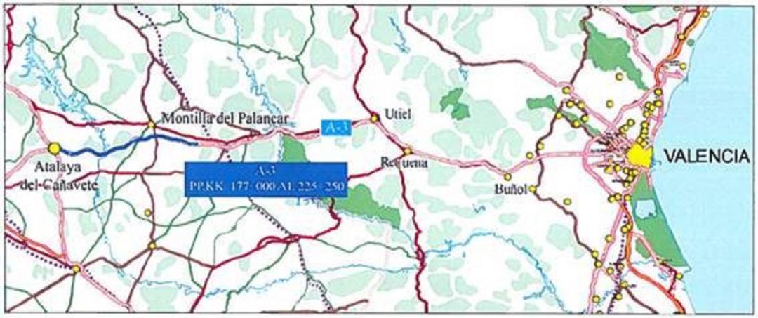 Adjudicadas las obras de la A-3 entre Atalaya del Cañavate y Castillejo de Iniesta Adjudicadas las obras de la A-3 entre Atalaya del Cañavate y Castillejo de Iniesta
