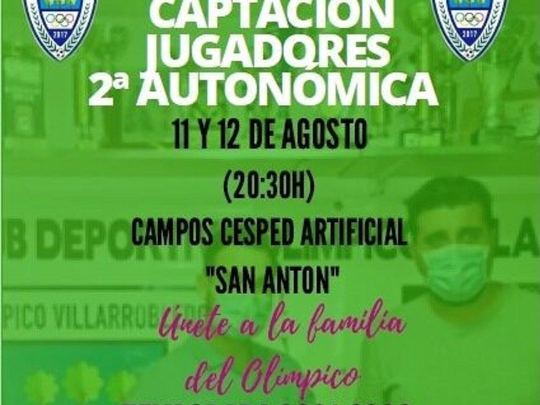 Cartel captación jugadores Cartel captación jugadores